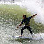 Surfers from all over the world challenged perfect wave after wave at the Founders Cup.
